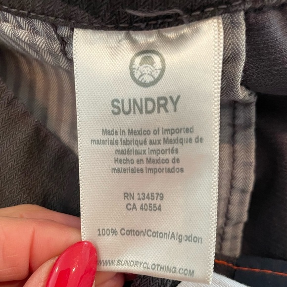 Sundry For Anthropologie Camo Le Soleil Pants Womens Sz 27 Crystal Stripe $198 - Picture 14 of 16